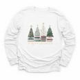 Seasons Readings Christmas Tree Book Lover Youth Long Sleeve Tee