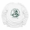 He Sees What You'Ve Been Reading Bookish Christmas Youth Long Sleeve Tee He Sees What You'Ve Been Reading Bookish Christmas Youth Long Sleeve Tee
