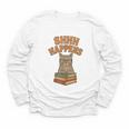 SHHH Happens Librarian Cat Books Library Youth Long Sleeve Tee