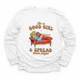 Smut Reader Be A Good Girl & Spread Those Pages Spicy Book Youth Long Sleeve Tee Smut Reader Be A Good Girl & Spread Those Pages Spicy Book Youth Long Sleeve Tee