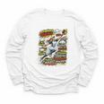 Softball Outfielder Best Traits Brave Retro Comic Book Art Premium Tri-Blend Youth Long Sleeve Tee