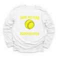 Softball Scorekeeper For a Score Book Keeper Premium Tri-Blend Youth Long Sleeve Tee