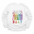 Subtle Floral Foxglove Daisy Tulip Book Lover Youth Long Sleeve Tee