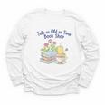 Tale As Old As Time Floral Bookshop Romantic Youth Long Sleeve Tee