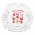 Valentines Reading Book Lover All Booked For Valentine's Day Youth Long Sleeve Tee