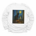 Van Gogh Starry Night Art Cat And Book Lovers Youth Long Sleeve Tee Van Gogh Starry Night Art Cat And Book Lovers Youth Long Sleeve Tee