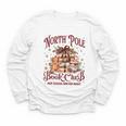 Vintage Retro North Pole Book Club Hot Cocoa Youth Long Sleeve Tee Vintage Retro North Pole Book Club Hot Cocoa Youth Long Sleeve Tee