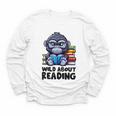 Wild About Reading Book Lover Gorilla Youth Long Sleeve Tee