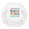 I Will Read Books Everywhere Across America Child Readers Youth Long Sleeve Tee