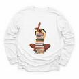 Woman And Books Stack Afro Girl Book Lover Youth Long Sleeve Tee Woman And Books Stack Afro Girl Book Lover Youth Long Sleeve Tee