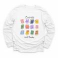Women Cool Kids Read Books Teacher Back To School Librarian Youth Long Sleeve Tee