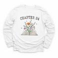 Women's Chapter 24 Book Lovers & Readers 24th Birthday Wildflowers Youth Long Sleeve Tee Women's Chapter 24 Book Lovers & Readers 24th Birthday Wildflowers Youth Long Sleeve Tee