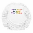 Women's Read Books Be Kind Stay Weird Book Lover Rainbow Youth Long Sleeve Tee Women's Read Books Be Kind Stay Weird Book Lover Rainbow Youth Long Sleeve Tee