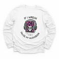 If I Wreck Pause My Audiobook Lover Reader Book-Club Women Youth Long Sleeve Tee If I Wreck Pause My Audiobook Lover Reader Book-Club Women Youth Long Sleeve Tee