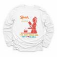 Yeah Sure I'Ll Just Feed All You Fckers Book Lover Quote Youth Long Sleeve Tee