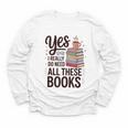 Yes I Really Do Need All These Books Coffee Youth Long Sleeve Tee Yes I Really Do Need All These Books Coffee Youth Long Sleeve Tee