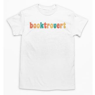 Book Lovers Introverted Bookworm Reading Booktrovert Unisex T-Shirt - Raresse
