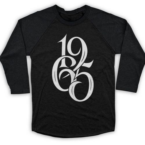 1965 Vintage Retro Birthday Year Nostalgia Baseball Raglan Shirt - Figerry