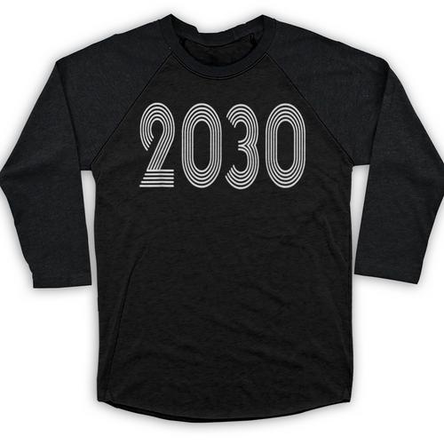 2030 Year Graduation Class Of Photo Shirt Retro Disco Baseball Raglan Shirt - Best Gift Smart