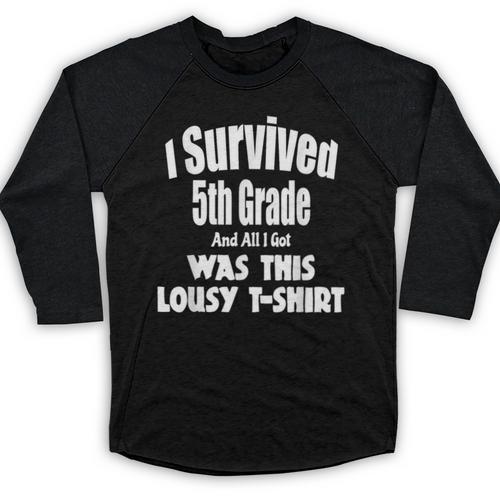 5th Fifth Grade Graduation Shirt Boy Girl Graduate Education Baseball Raglan Shirt - Best Gift Smart