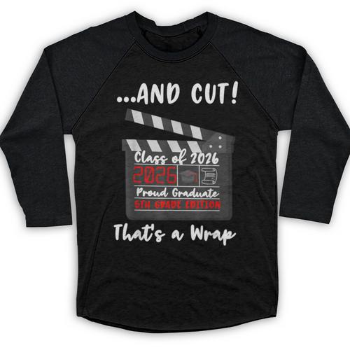 5th Grade 2026 Last Day End Of School Graduation Baseball Raglan Shirt - Best Gift Smart