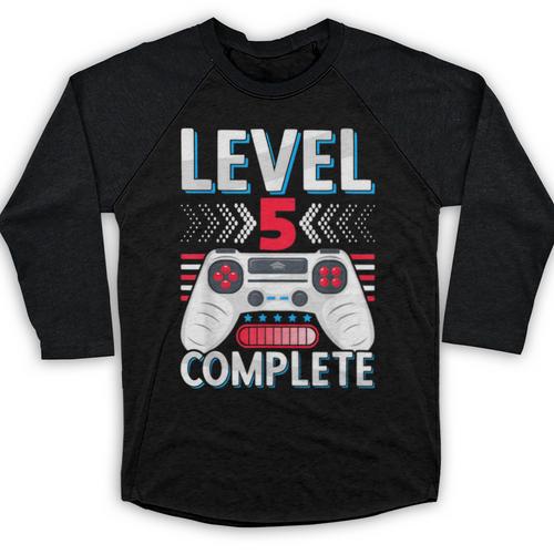 5th Grade Graduation Elementary School Graduate Level 5 Baseball Raglan Shirt - Best Gift Smart