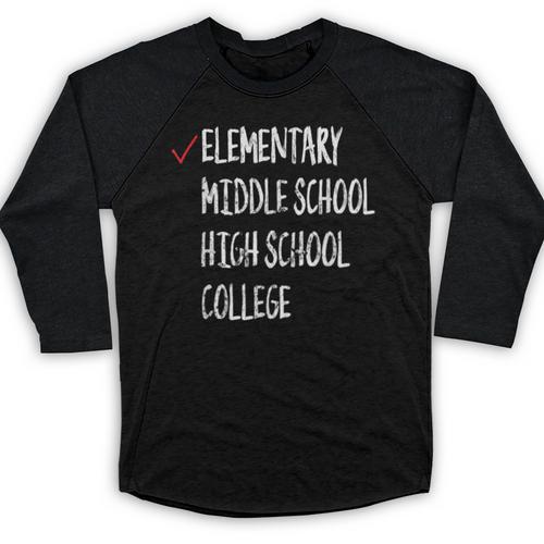 6th Grade Graduation 2025 Elementary Graduation Baseball Raglan Shirt - Best Gift Smart