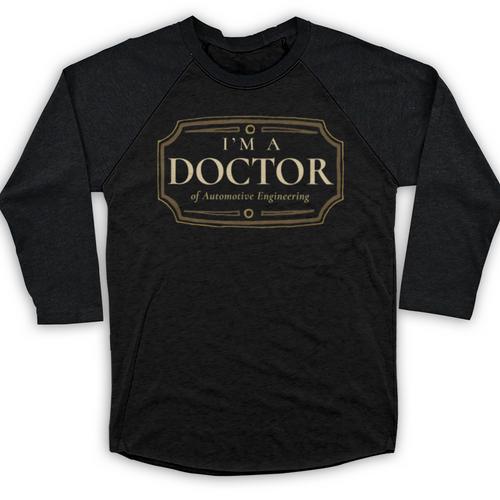 Automotive Engineering PhD Doctorate Graduation Shirt Baseball Raglan Shirt - Best Gift Smart