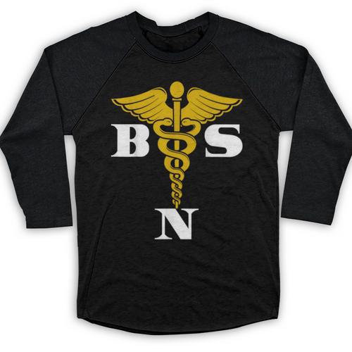 Bachelor Of Science Nursing Graduation Baseball Raglan Shirt - Best Gift Smart