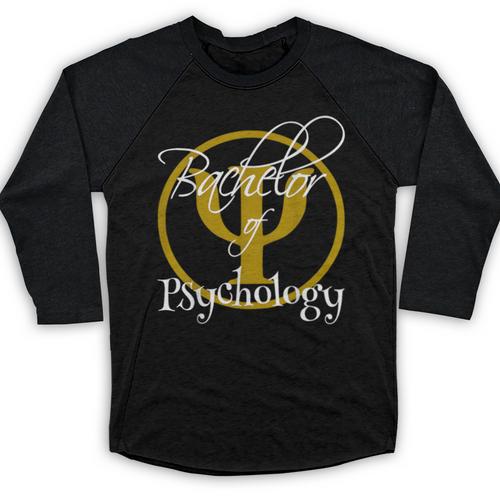 Bachelor Of Science Psychology Graduation Baseball Raglan Shirt - Best Gift Smart