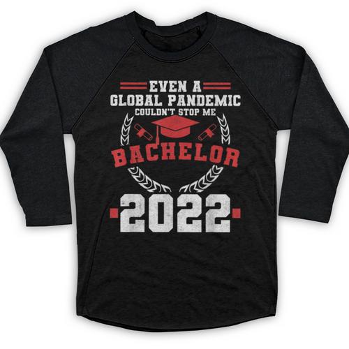 Bachelors Graduation 2022 Degree Bachelor Graduate Baseball Raglan Shirt - Best Gift Smart