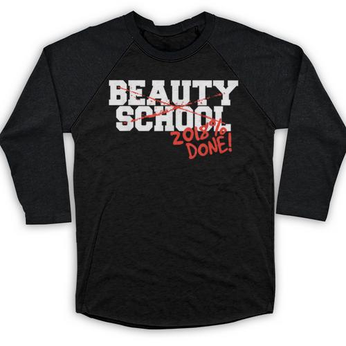Beauty School Graduation Class Of 2018 Baseball Raglan Shirt - Best Gift Smart