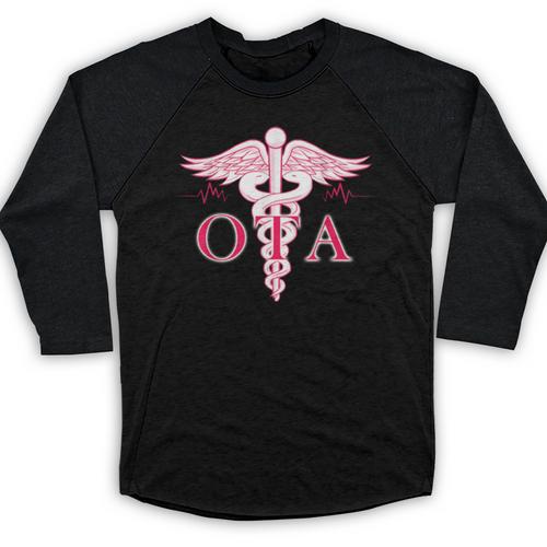 Caduceus Shirt Occupational Therapist Assistant Graduation Baseball Raglan Shirt - Best Gift Smart