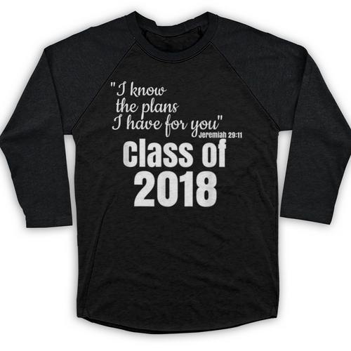 Christian Graduation Jeremiah 29 Baseball Raglan Shirt - Best Gift Smart