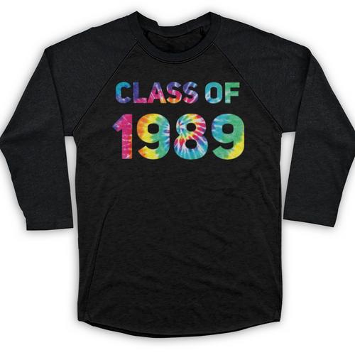 Class Of 1989 School Reunion College Highschool Graduation Baseball Raglan Shirt - Best Gift Smart