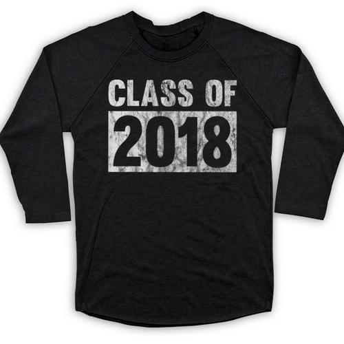 Class Of 2018 Future Graduation Tee T-Shirt Baseball Raglan Shirt - Best Gift Smart