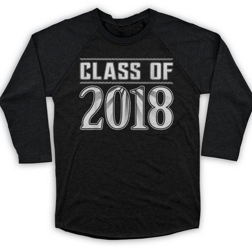 Class Of 2018 Senior Graduation Year Idea s T-Shirt Baseball Raglan Shirt - Best Gift Smart