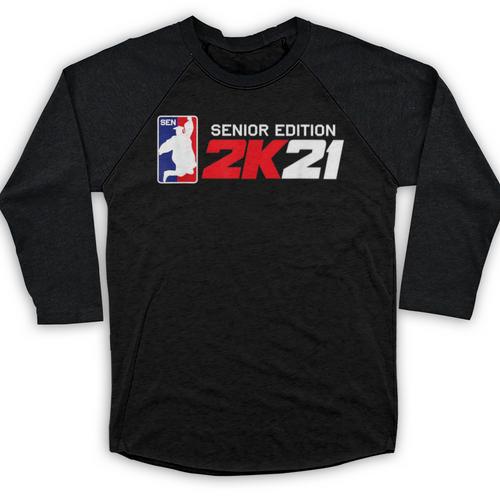 Class Of 2021 Senior Year Gamer Style Graduation For Grad Baseball Raglan Shirt - Best Gift Smart