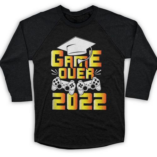 Class Of 2022 Graduation Gamer Video Console Graduate Class Baseball Raglan Shirt - Best Gift Smart