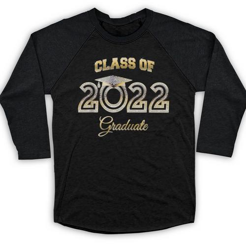Class Of 2022 Graduation Senior Graduate Matching Grad Baseball Raglan Shirt - Best Gift Smart