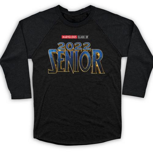 Class Of 2022 Senior Retro Movie Marvelous Graduation Grad Baseball Raglan Shirt - Best Gift Smart