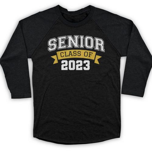 Class Of 2023 Senior 2023 Graduation Senior Boys Girls Baseball Raglan Shirt - Best Gift Smart