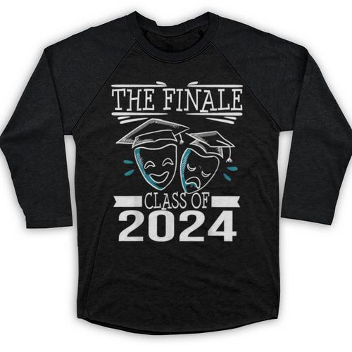 Class Of 2024 Finale Drama Theater Club Actor Graduation Baseball Raglan Shirt - Best Gift Smart