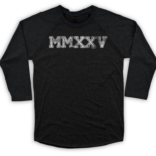 Class Of 2025 MMXXV Graduation Spirit Vintage Senior 2025 Baseball Raglan Shirt - Best Gift Smart