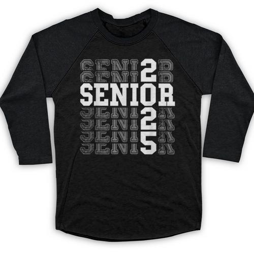 Class Of 2025 Senior 2025 Back To School 2025 Graduation 25 Baseball Raglan Shirt - Best Gift Smart