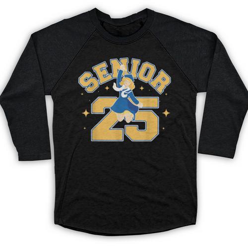 Class Of 2025 Senior 2025 Graduation Senior Boys Girls Baseball Raglan Shirt - Best Gift Smart