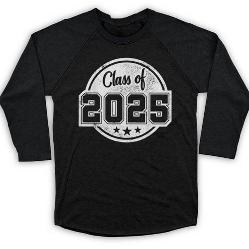 Class Of 2025 Senior School Graduation College Baseball Raglan Shirt - Best Gift Smart