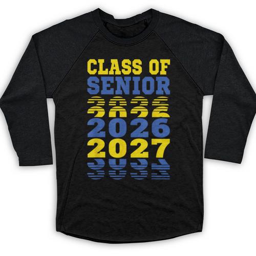 Class Of 2026 2027 Senior Graduation Students Baseball Raglan Shirt - Best Gift Smart