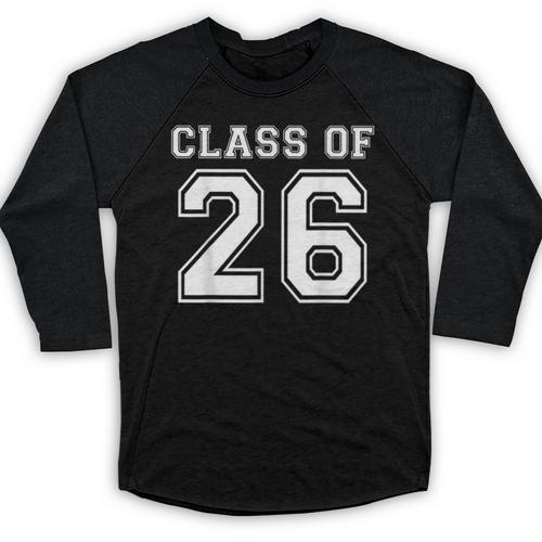 Class Of 2026 Freshman High School Senior Graduation Baseball Raglan Shirt - Best Gift Smart