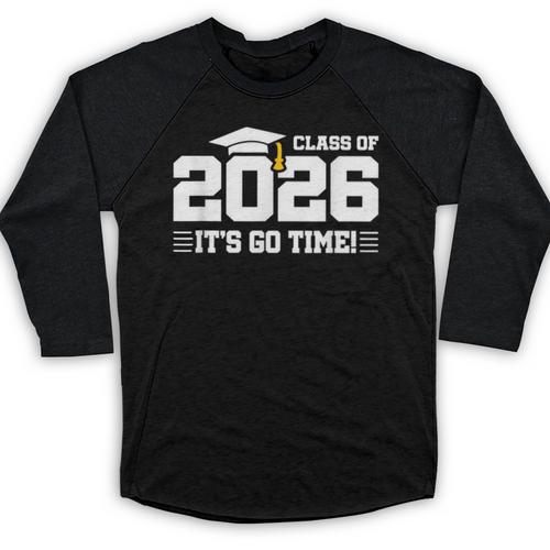 Class Of 2026 2026 School Year Class Of 2026 Graduation Baseball Raglan Shirt - Best Gift Smart